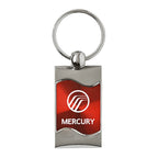 Red Rectangular Wave Keychain - Officially Licensed for Mercury