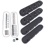 Black Valve Covers for Chevy GM LS Engines (2001–2023)
