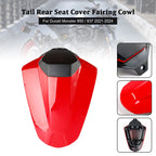 Tail Rear Seat Cover Fairing Cowl for Ducati Monster 950 937 (2021–2024) Red