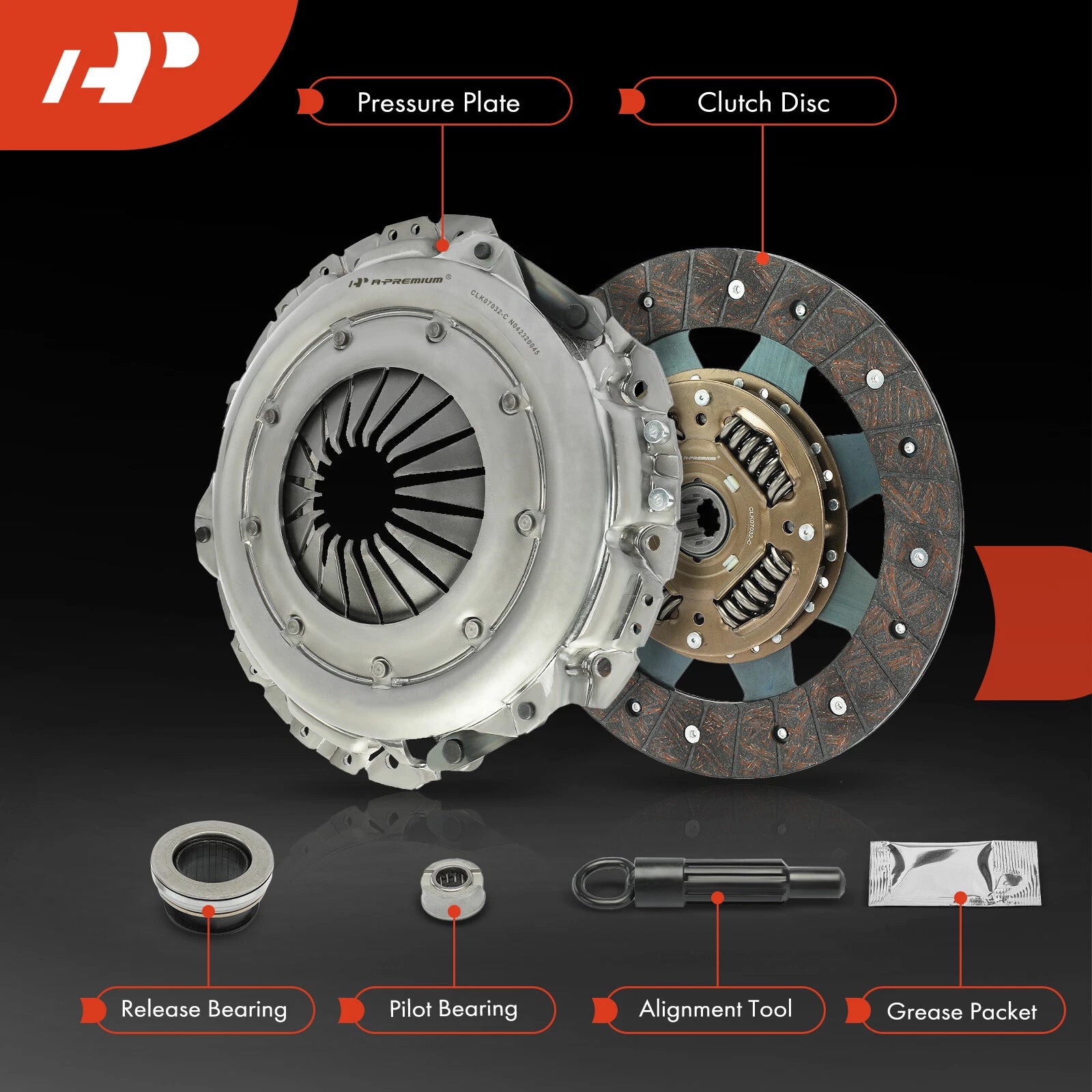 Clutch Kit for Ford F-150 (1987–1994), F-250 (1987–1993), F-350