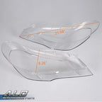 Set of 2 Headlight Lampshade Replacement Lens for BMW X5 (2007–2012)