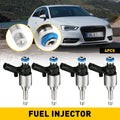 Set of 4 Fuel Injectors for Audi A4 TT VW Jetta Golf (2006–2013)