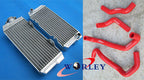 Aluminum Radiator & Hose for Honda ATV ATC250R 1985-1986 () Blue