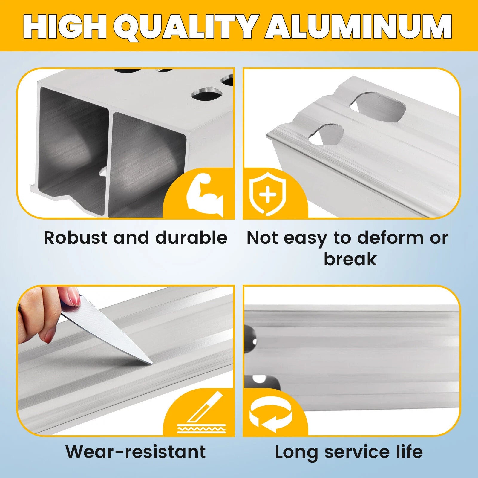 Aluminum Rear Bumper Reinforcement for Toyota RAV4 (2019–2024)