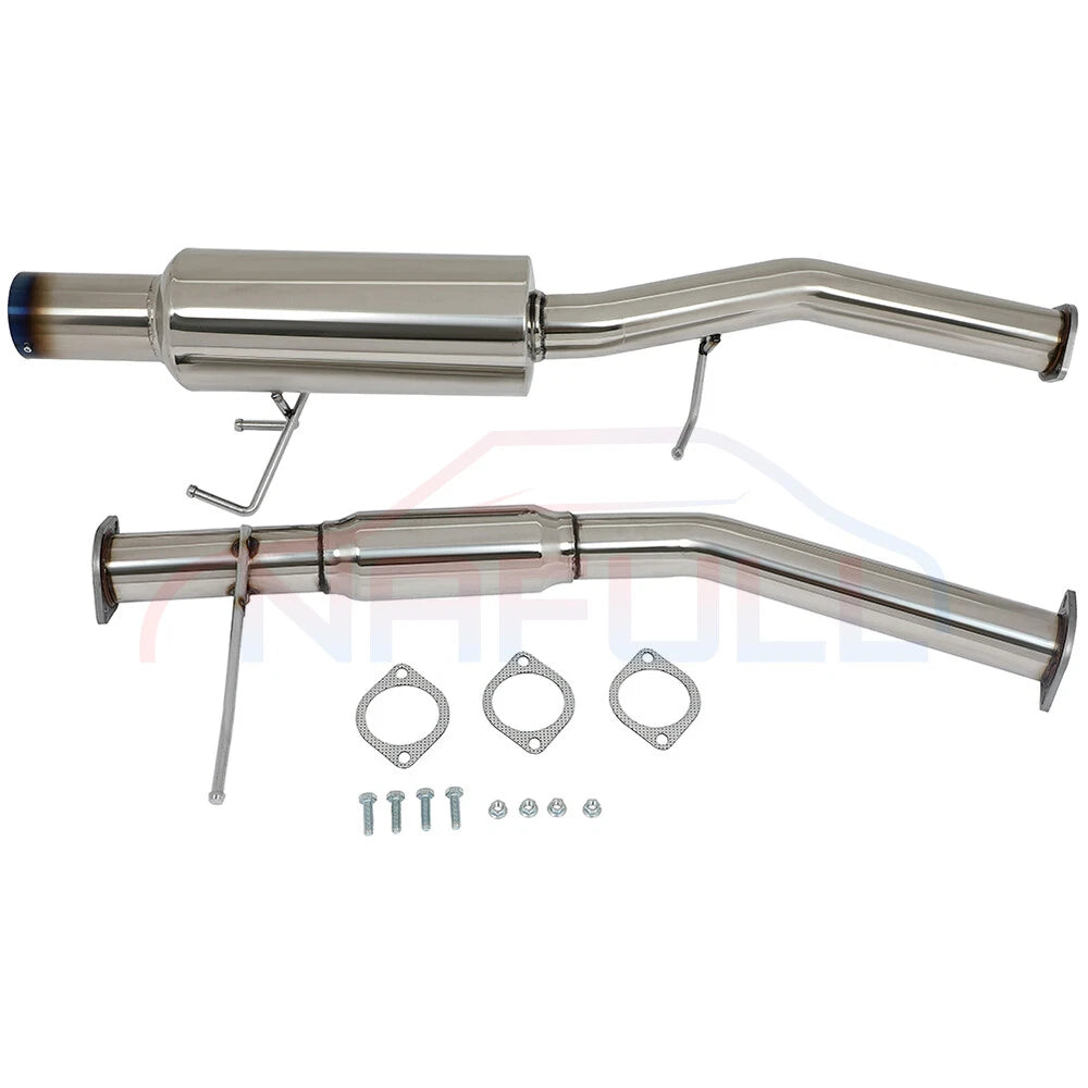 4" Burnt Tip Stainless Exhaust System for Nissan 240SX S13 (1989–1994)