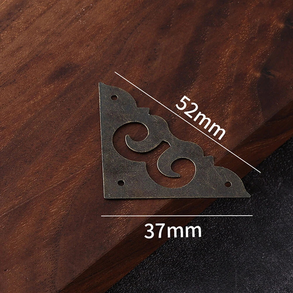 12pcs Antique Bronze Corner Protectors for Jewelry Box Scrapbook Album