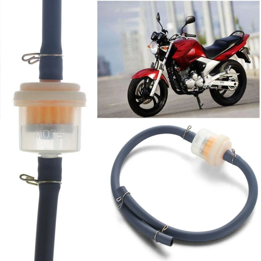 Hose Clamp Set of 2 for Most Motorcycles and ATVs with Fuel Filters