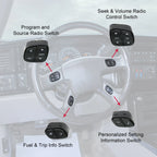 Set of 4 Steering Wheel Radio Volume Control Switches for GM Trucks