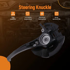Front Steering Knuckle RH for Hyundai Sonata (2006–2010) Steel
