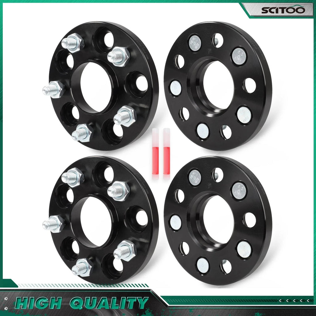 Set of 4 Hubcentric Wheel Spacers 15mm M12x1.5 for Ford Fusion (2013–2020)