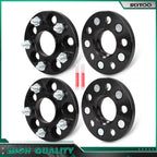 Set of 4 Hubcentric Wheel Spacers 15mm M12x1.5 for Ford Fusion (2013–2020)