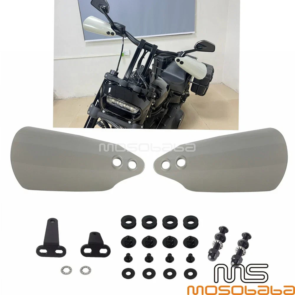 Handguard Wind Deflector Shield for Electra Glide Police Street Glide (2007-2023)