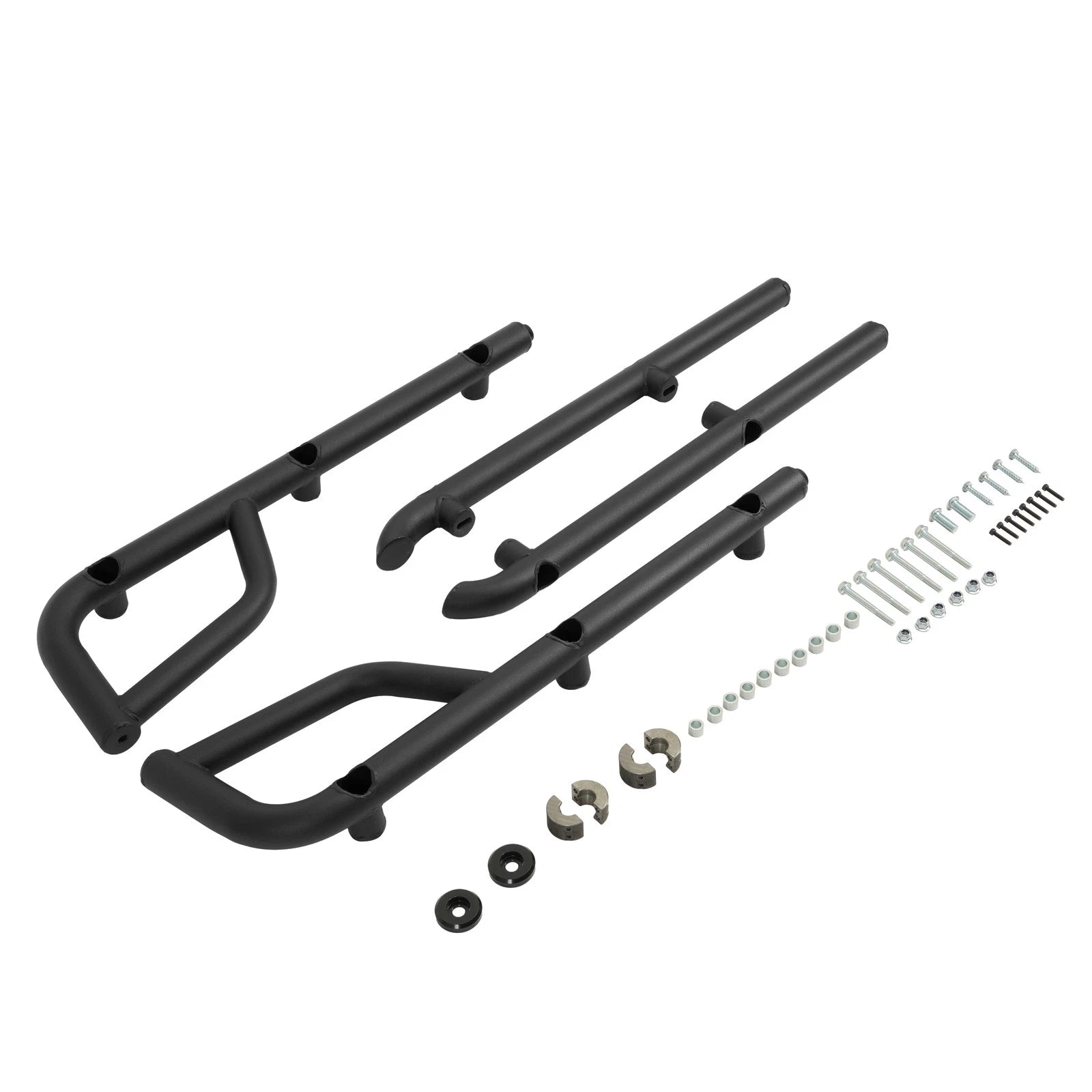 Set of 2 Powder Coated Steel Nerf Bars for Kawasaki Mule Pro-FXT (2015–2023)
