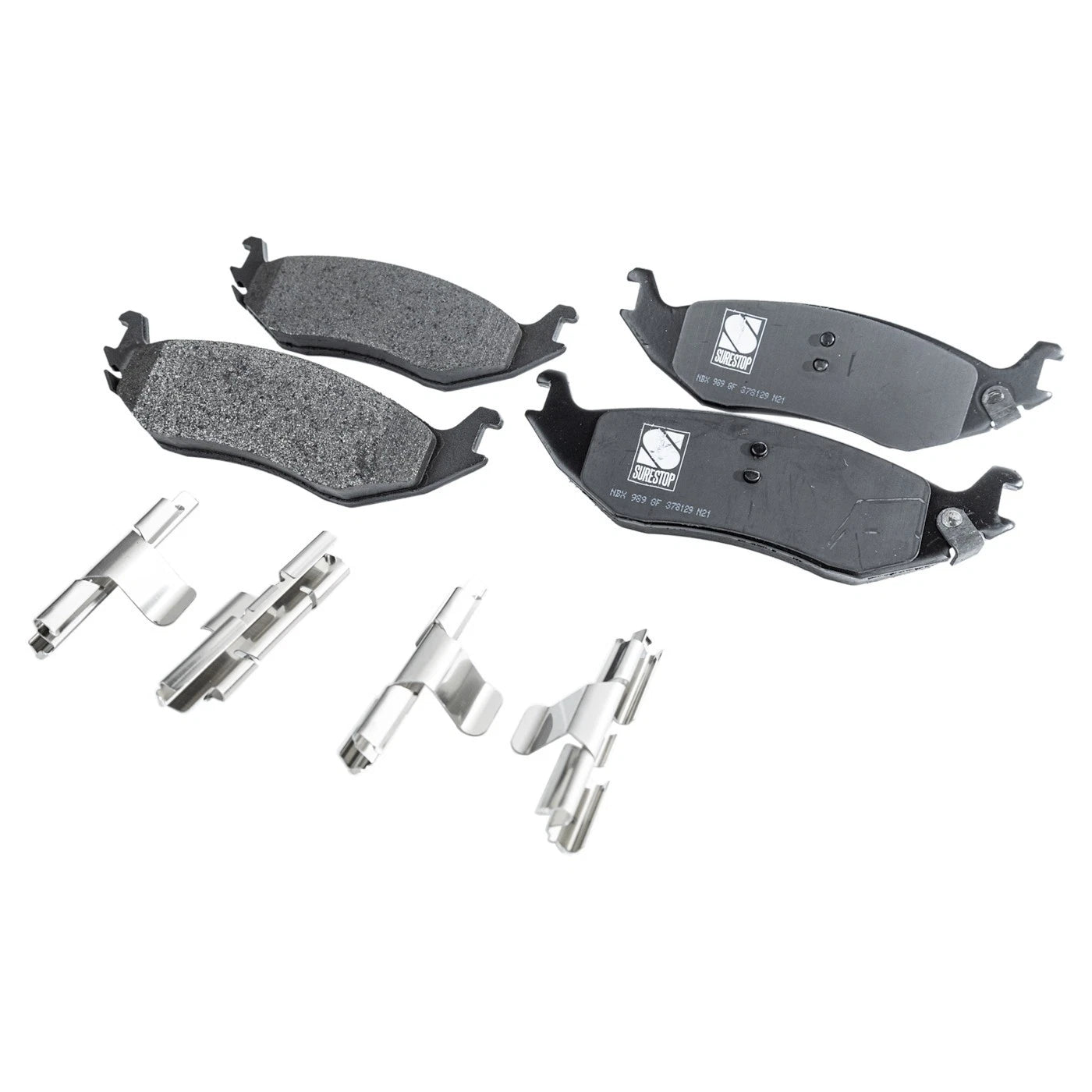 Set of 4 Brake Pads for Dodge Ram 1500 (2002)