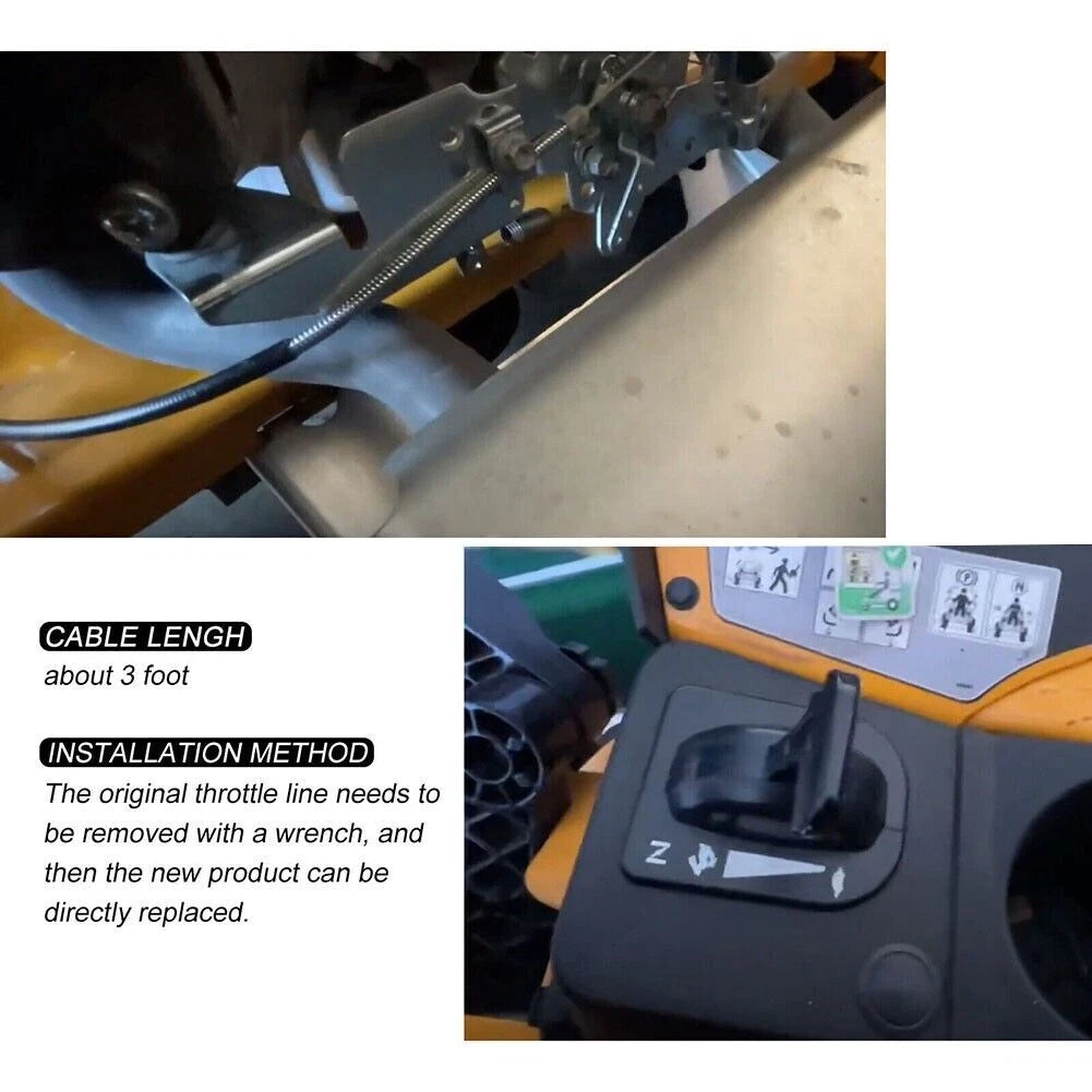 Throttle/Choke Cable for Cub Cadet XT1-GT50, XT1-GT54, XT1-LT46, LT54 (2016–2023)