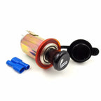 Waterproof 12V 24V Power Outlet Socket with Cover for Car Motorcycle Boat RV
