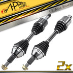 2X Front CV Axle Assembly for Chevy Malibu (2008–2012) Pontiac G6 Saturn