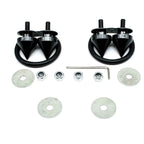 4X Black JDM Spike Aluminum Quick Release Bumper Fasteners for Honda (-)