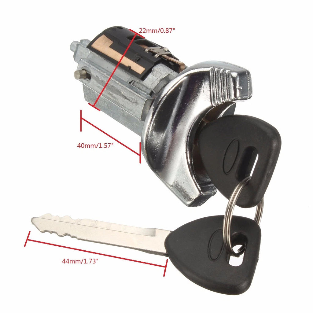 Ignition Key Switch Lock Cylinder with 2 Keys for Ford F150 F250 F350 (1992–1996)