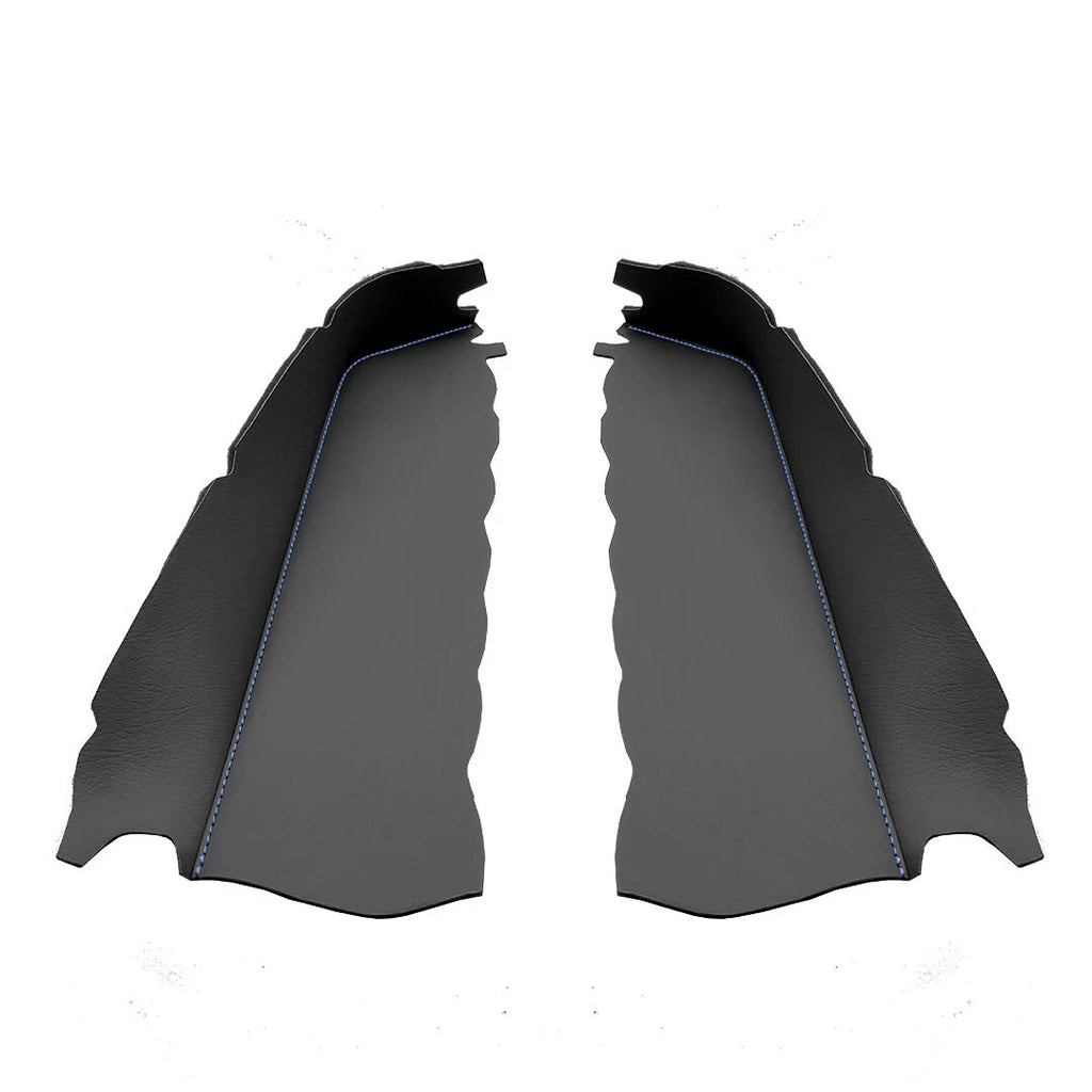 Leather Door Panel Armrest for Ford F150 Lariat (2015–2020) Blue Stitch