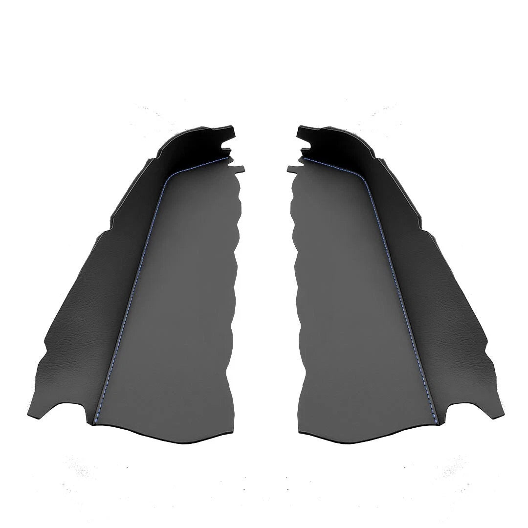 Leather Door Panel Armrest for Ford F150 Lariat (2015–2020) Blue Stitch