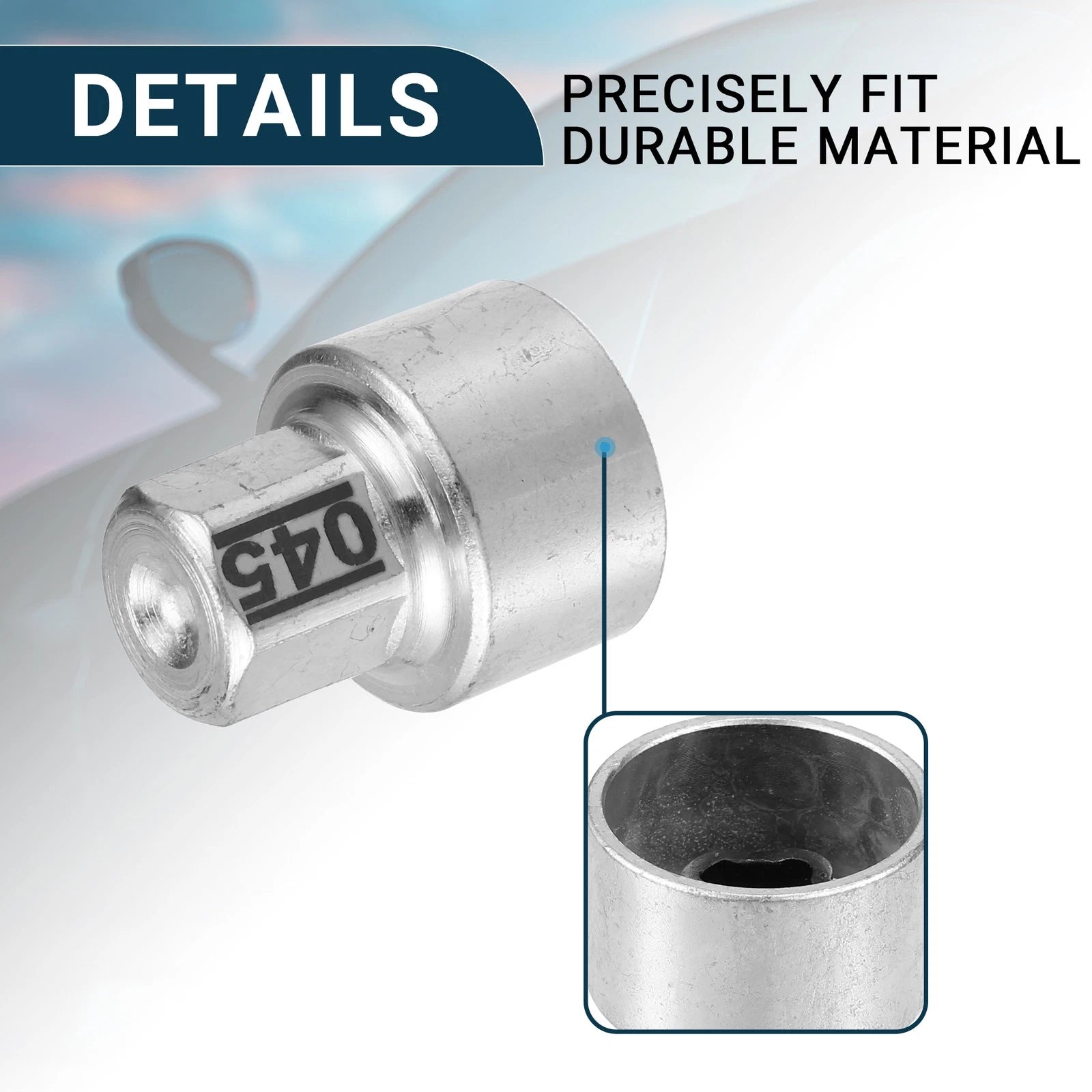 Set of 1 Type 045 Wheel Lock Lug Nut for BMW 
