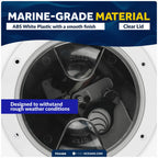 8" Round Inspection Deck Plate for Boat (Marine Access Hatch)