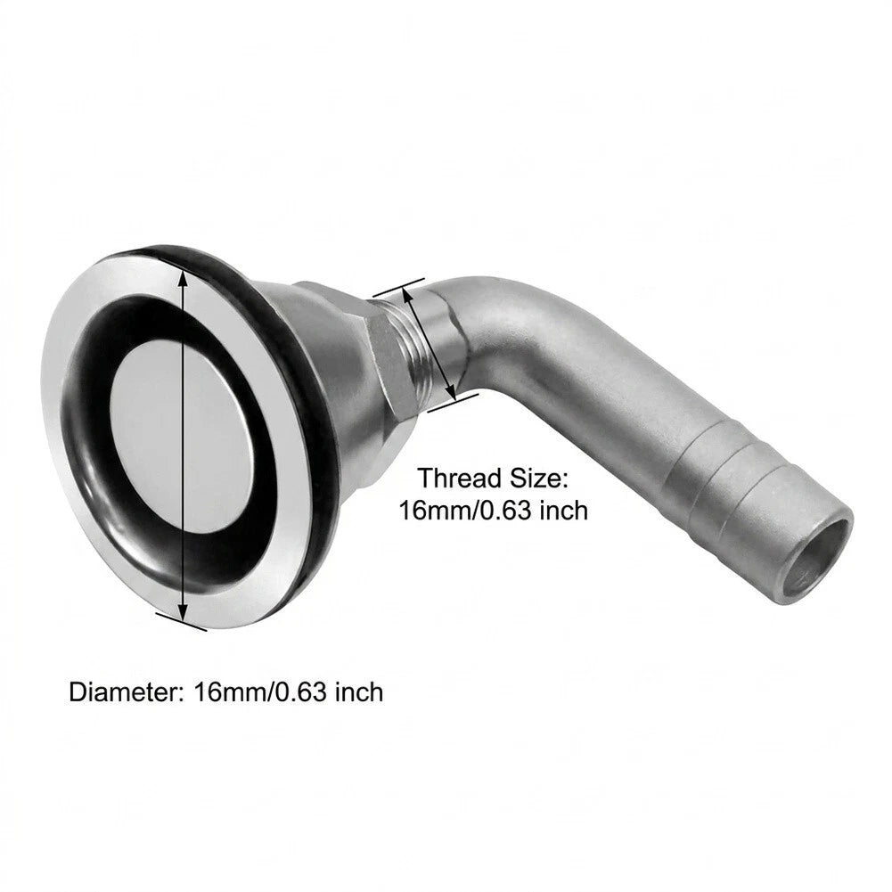 Boat Fuel Tank Vent for Sea Navigation (316 Stainless Steel)