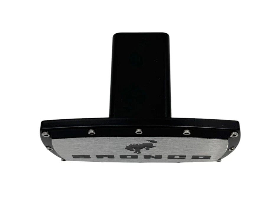 Tow Hitch Cover with Allen Bolts for Black Ford Bronco (2021–2024)