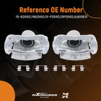 Front Left & Right Brake Calipers with Bracket for Acura ILX (2013–2015)