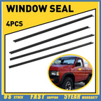 4X Front Door Weatherstrip Rubber Seal for Nissan Navara Hardbody (1986–1997)