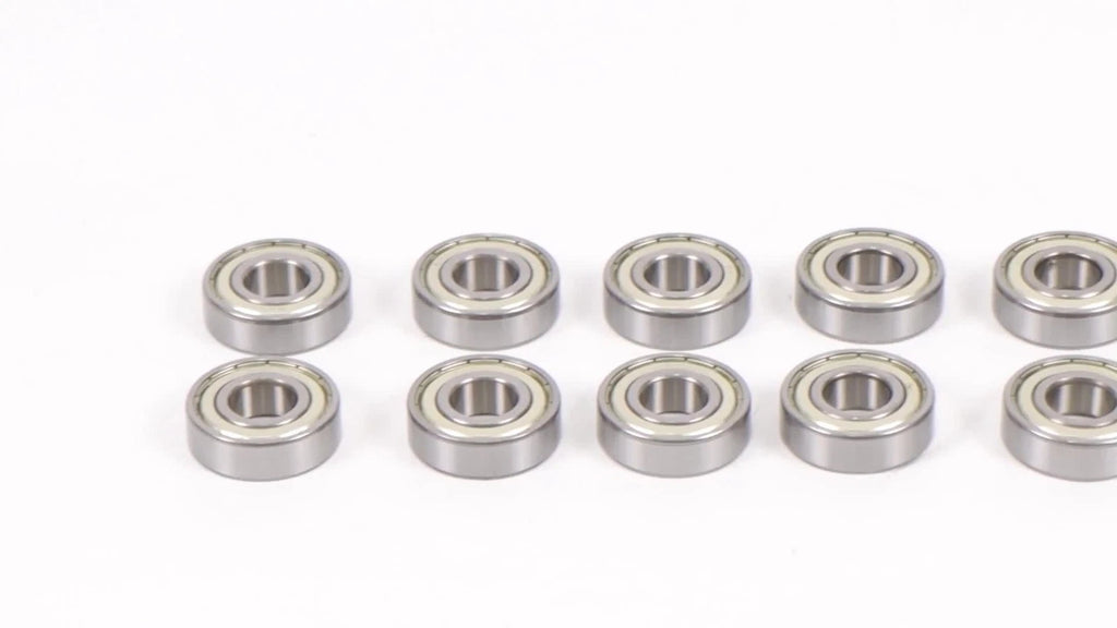 Pack of 10 Ball Bearing 6203-ZZ C3 EMQ 17x40x12mm Double Rubber Seals