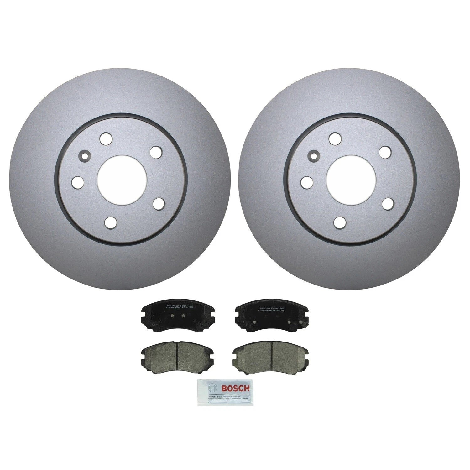 Front Brake Kit Set of 4 Disc Rotors Bosch Ceramic for Buick Chevrolet GMC