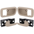 Set of 2 Interior Door Handles with Bezels for Toyota Tundra (2000–2006)