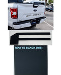 Tailgate Letter Inserts Set for 2018-2020 Ford F150 Matte Black ABS Premium