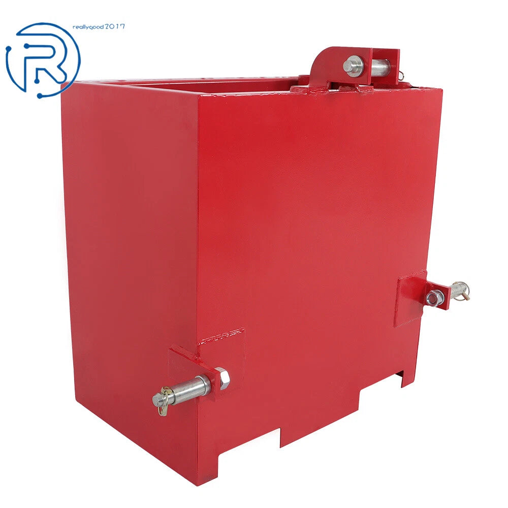 2" Quick Tach Ballast Box for Category 1 Tractor Loader
