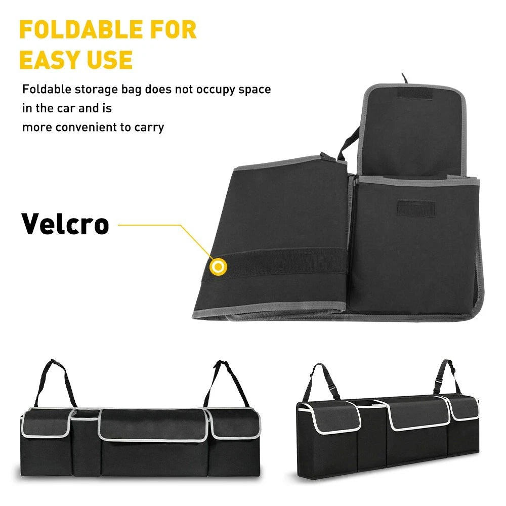 Trunk Cargo Storage Organizer Bag Hook for Universal Cars (2010–2023)