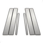 6Pc Chrome Pillar Post Covers Replacement for Infiniti G35 (2003–2006)