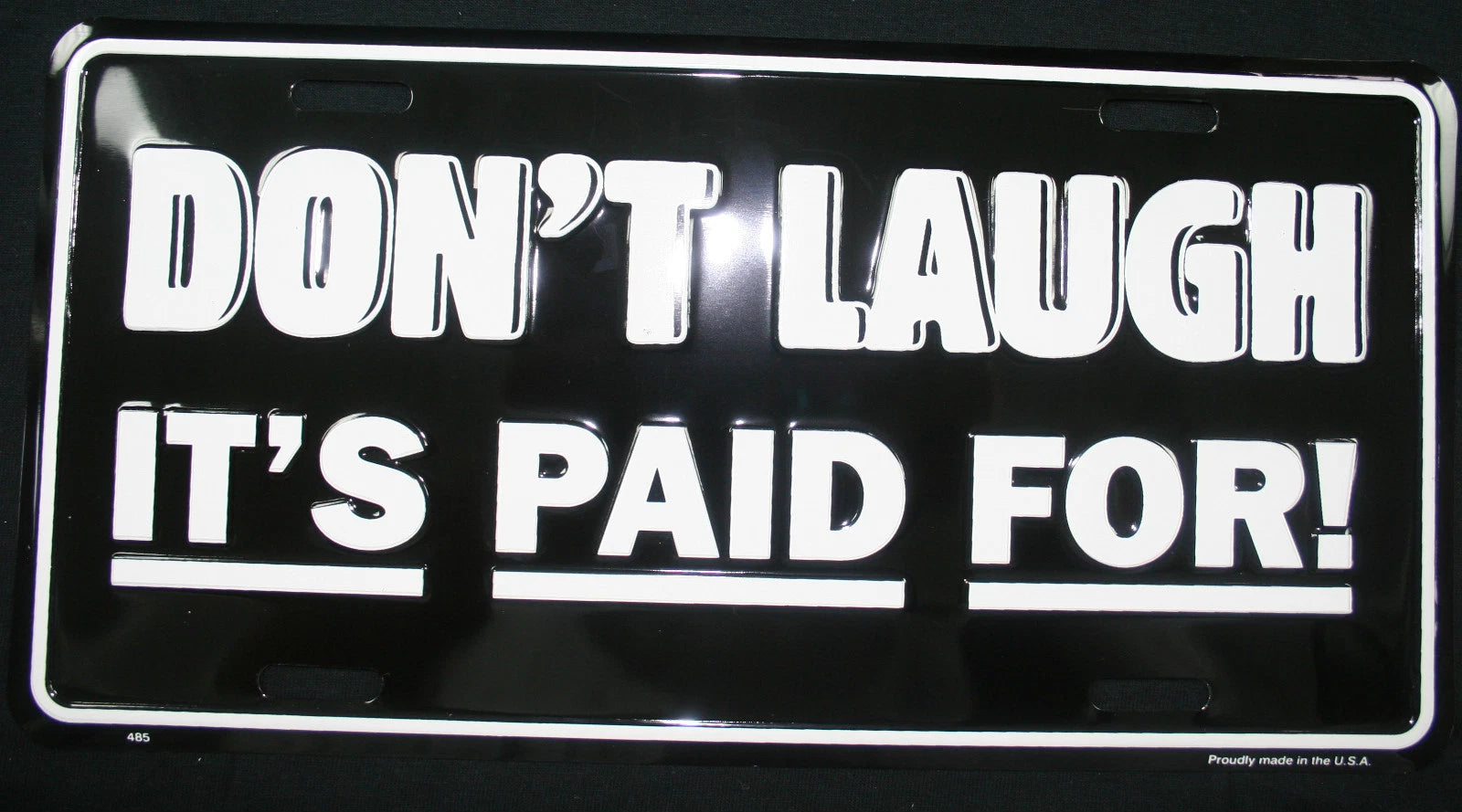 License Plate Tag for Truck (DONT LAUGH Its Paid For)