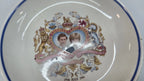 Commemorative Wedding Dish for Midwinter Prince Charles Lady Diana (4")