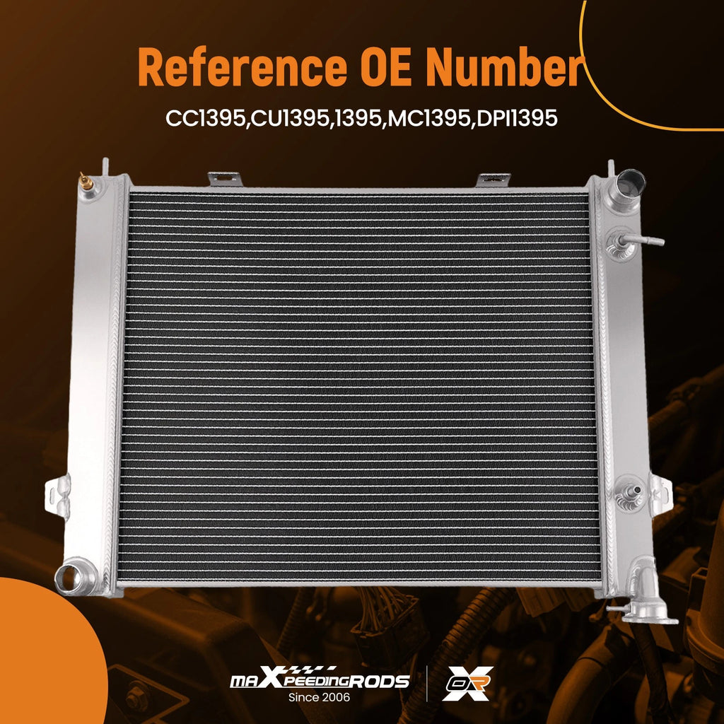 2 Row Aluminum Radiator for Jeep Grand Cherokee 4.0L L6 (1993–1998)