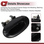 Car Exterior Door Handle for Hyundai Elantra (Rear Left, 2011–2016) No. 8365029001 Black ABS