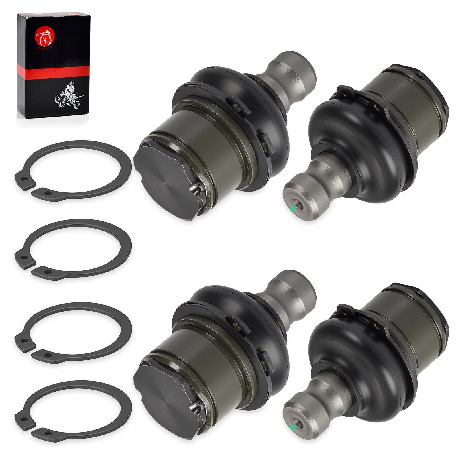 Set of 4 Upper & Lower Ball Joints for Arctic Cat 500 550 570 650 700 1000 0405483
