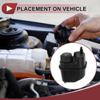 1 x Coolant Expansion Overflow Tank with Cap for BMW 340i