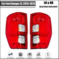 Chrome Halogen Tail Lights for Ford Ranger XL (2019–2022) Left+Right Set