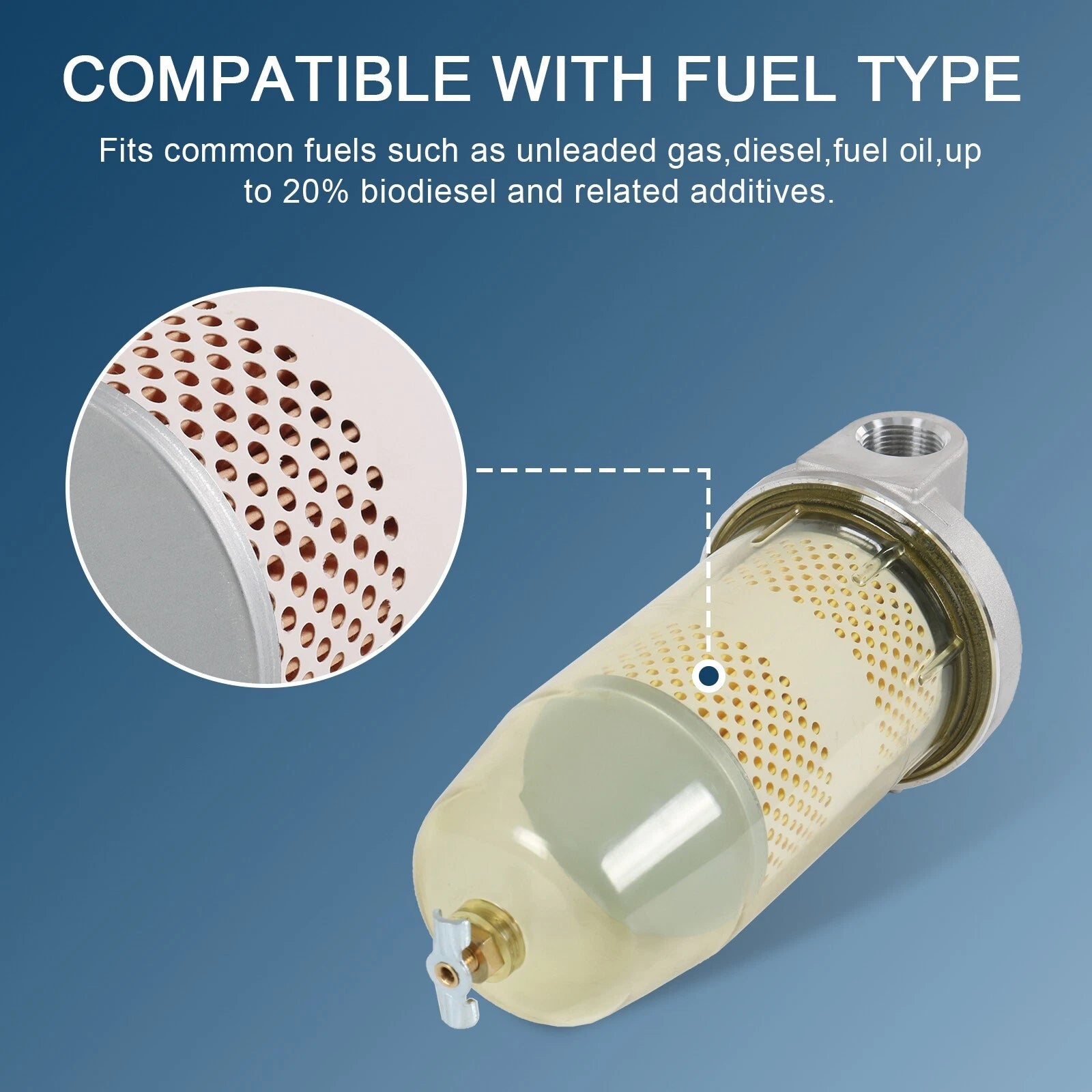 Fuel Tank Filter for Bowl (495-3/4)