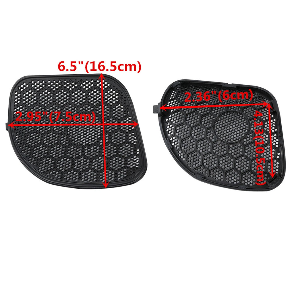 Front Fairing Speakers Mesh Grill Covers for Harley Road Glide (2015–2024)