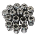 15Pcs ER25 Spring Collet Set for CNC Engraving Machine Milling Lathe