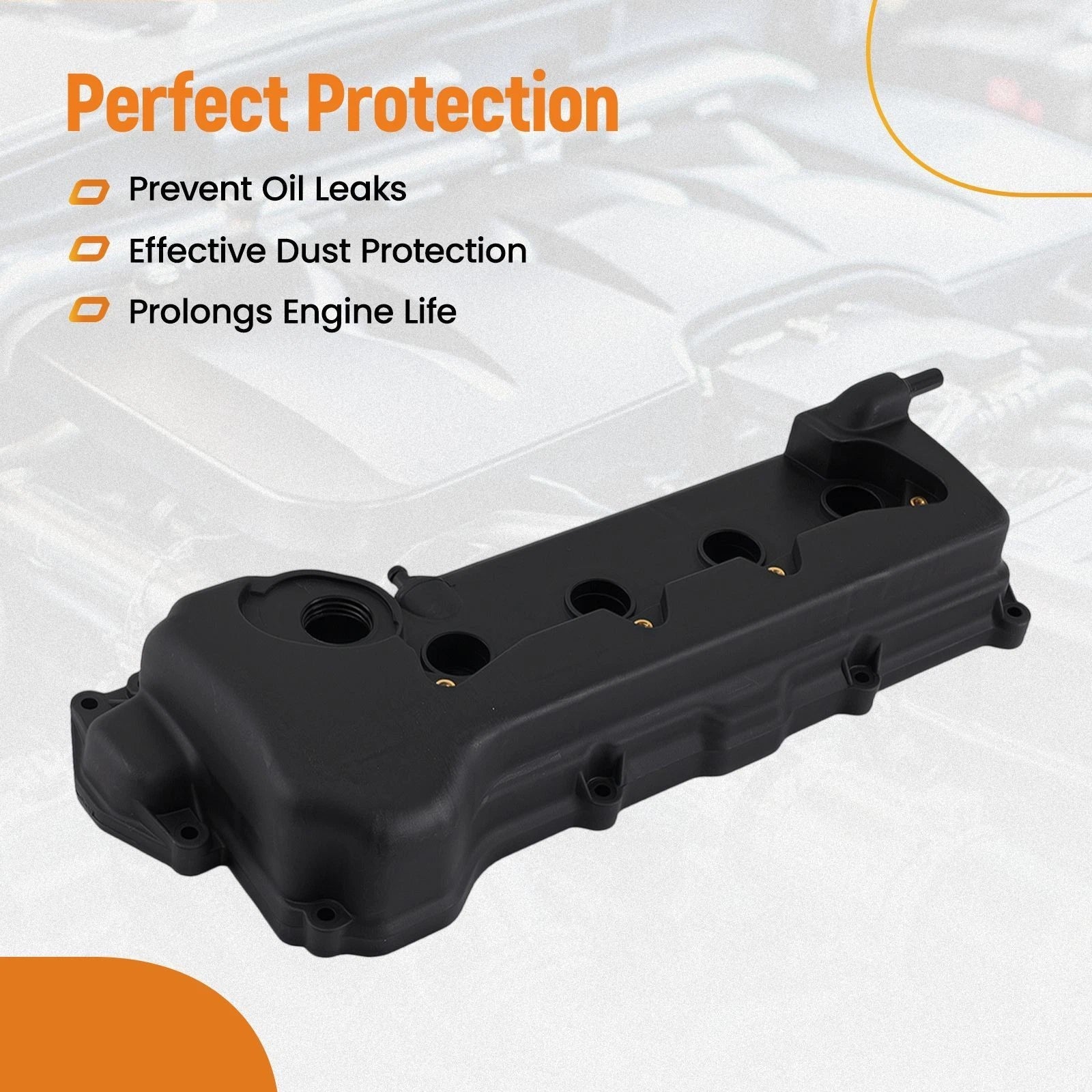 Valve Cover with Gasket for Nissan Sentra GXE XE 1.8L DOHC (2000–2002)