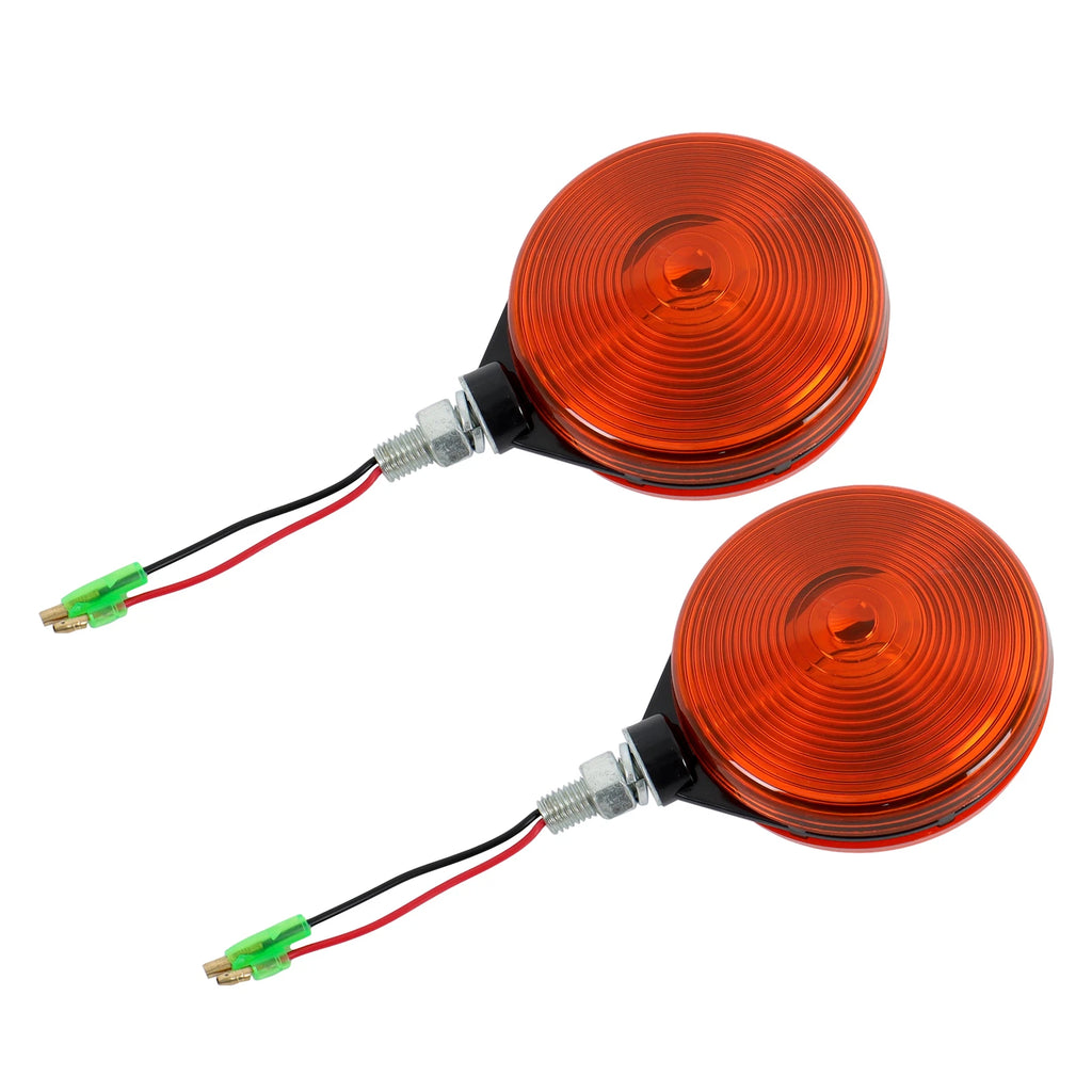 2X Amber Hazard Light for Kubota B L M Series Tractors